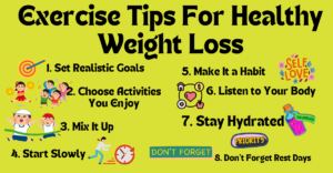 Read more about the article 8 Exercise Tips For Healthy Weight Loss