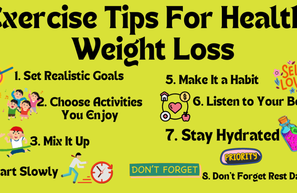 8 Exercise Tips For Healthy Weight Loss