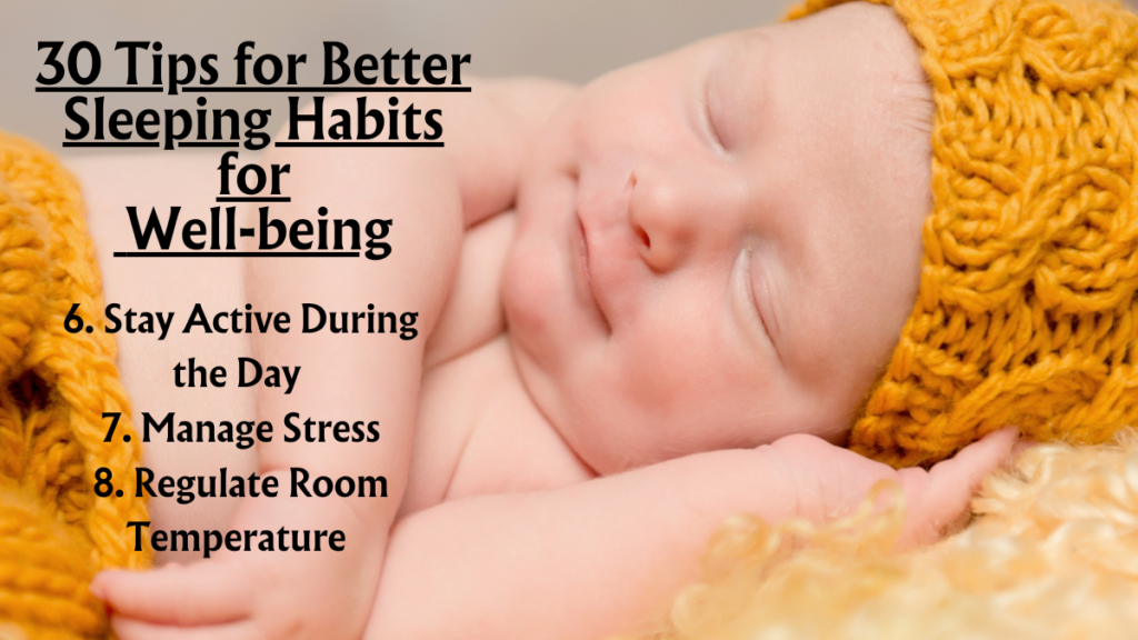 30 Tips for Better Sleeping Habits for Well-being