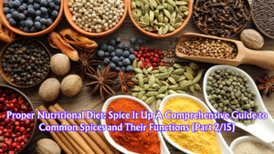 Read more about the article Proper Nutritional Diet: Spice It Up A Comprehensive Guide to Common Spices and Their Functions (Part 2/15)