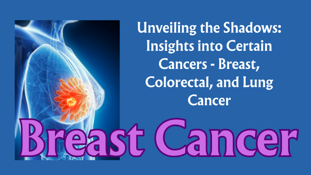 Unveiling the Shadows: Insights into Certain Cancers - Breast, Colorectal, and Lung Cancer